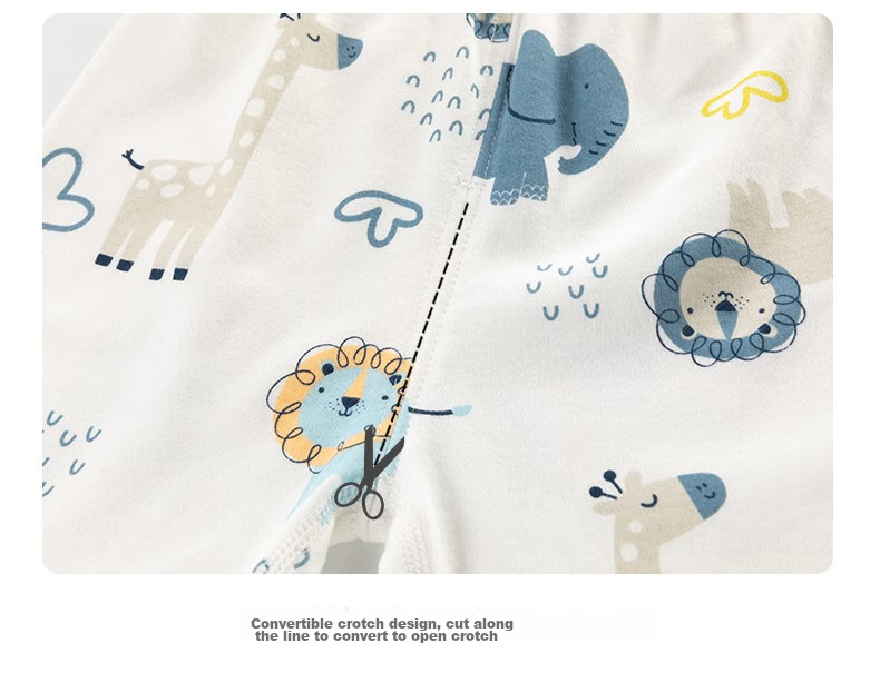 Huanxixiaoxiong 6 Months - 3 Years Old Baby Boy Autumn Underwear Set, Infant Spring And Autumn All-Cotton Class A Separate Girls Autumn Top And Pants Set 8