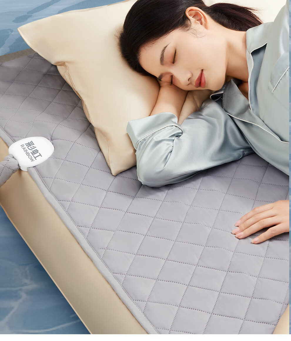 RAINBOW [High Temperature Protection] Single-Person Timed Water Circulation Heating Blanket, Quick Heating Electric Heated Blanket, 1.8*1.2 Meters 7