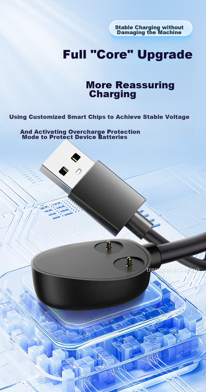 Chaofan Rechargeable Cable for Breo Scalp Massager, Scalp Mini Pro/2m/mini2/colorful Dragon Claw Hand Data Cable Accessory 5