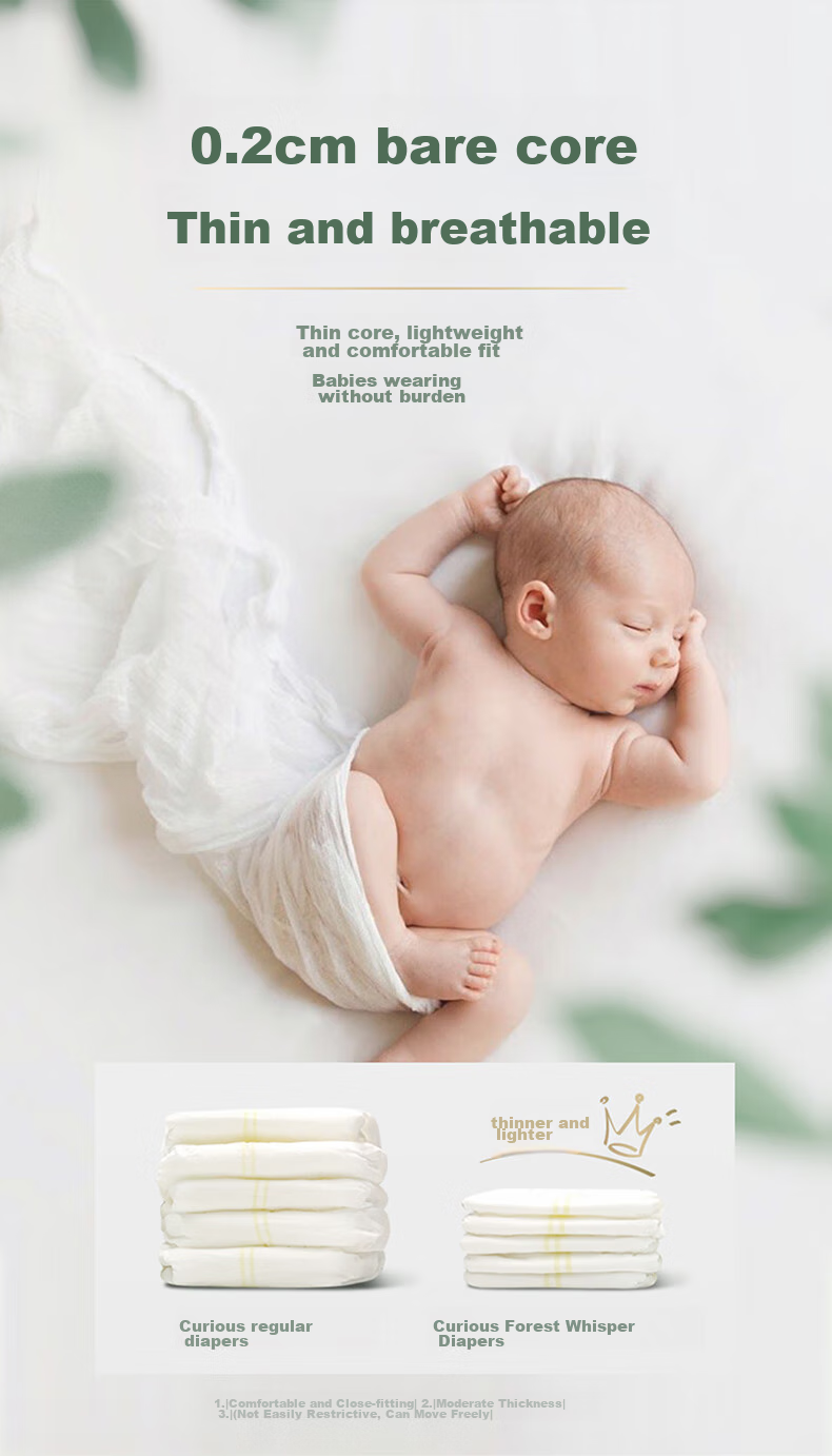 Huggies Forest Whisper Diapers, M Size, 48 Pieces, Medium-Sized Baby Diapers, Ultra-Thin And Breathable 4