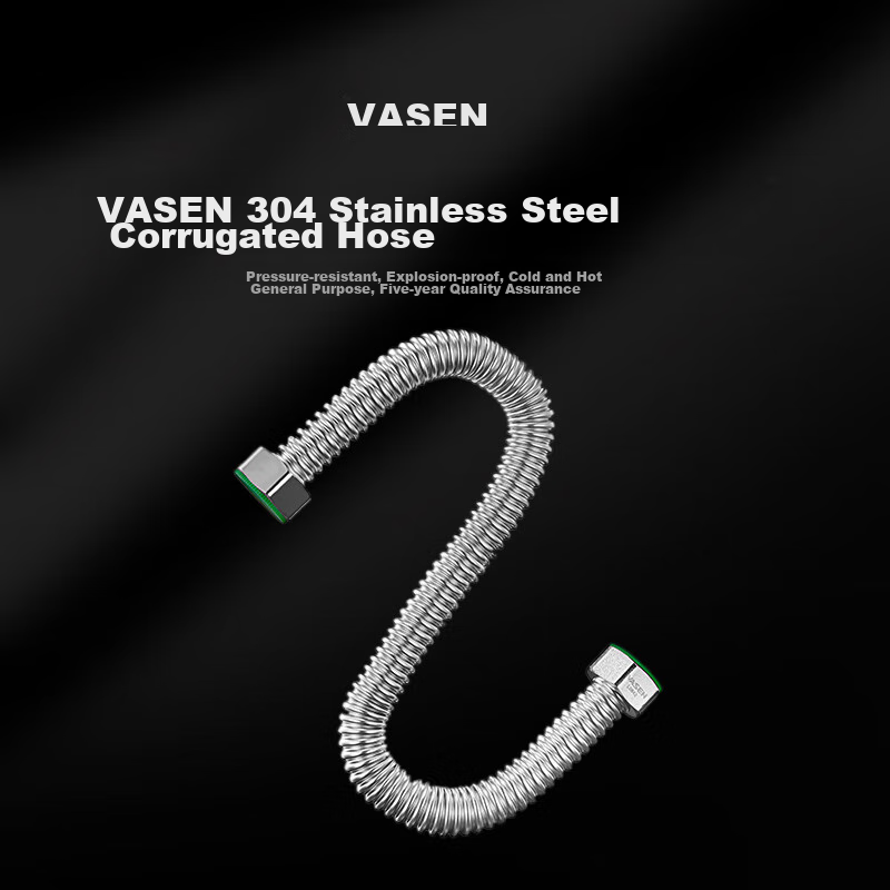 Гибкий шланг VASEN из нержавеющей стали, 4-точечный, 50 см, для водонагревателя, горячей и холодной воды