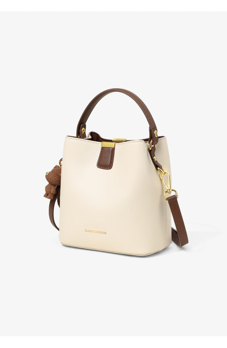 Viney Leather Handbag, Women's Brand Bucket Bag, Light Luxury Shoulder Crossbody Bag, Practical Birthday And Mother's Day Gift for Mom 14