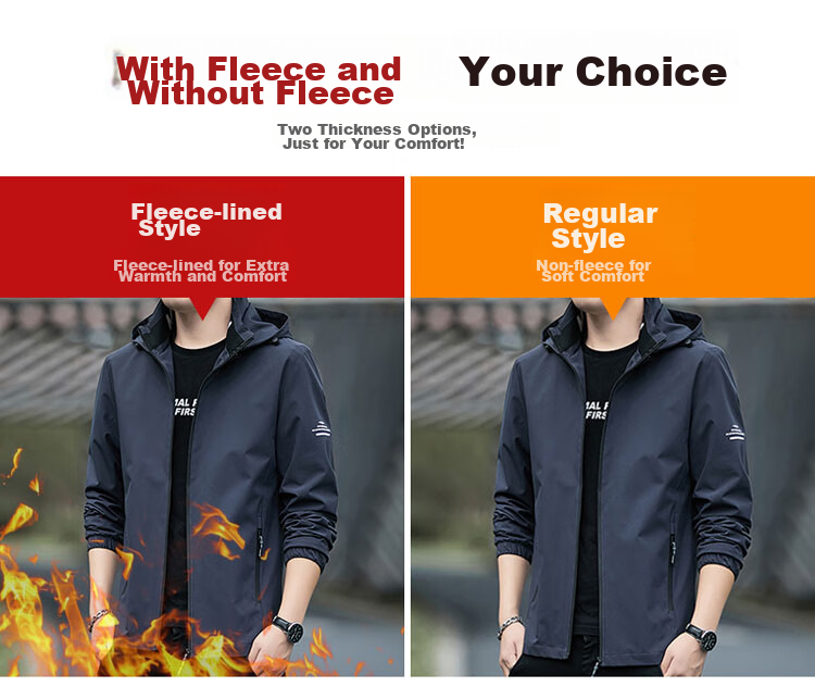 TUCANO Men's Jacket, Spring And Autumn Hooded Coat, Business Casual Loose Outdoor Windbreaker for Men, Black, 4XL 2