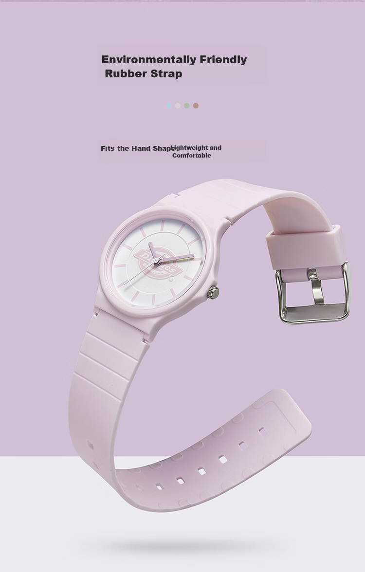 Dickies Student Mechanical Analog Silent Sports Watch for Teenagers and Children Model 538 Beige 6