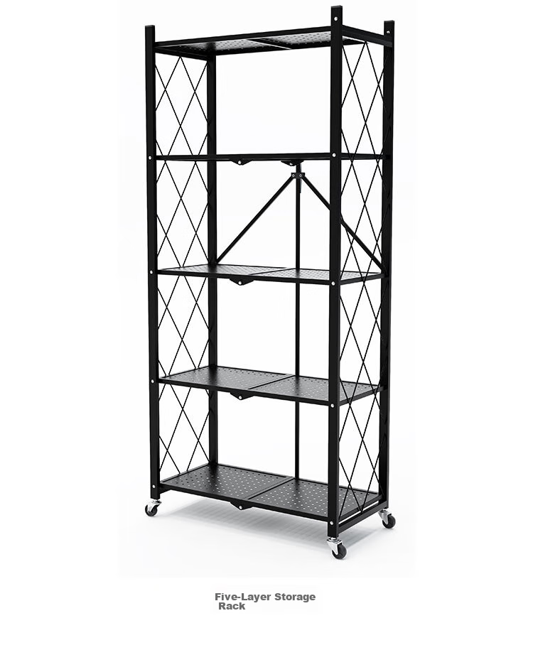 Shunyou Kitchen Storage Rack, Floor-Standing Organizer, Bathroom Movable Shelf, No Installation Required, Storage Rack, White, SY-040 19
