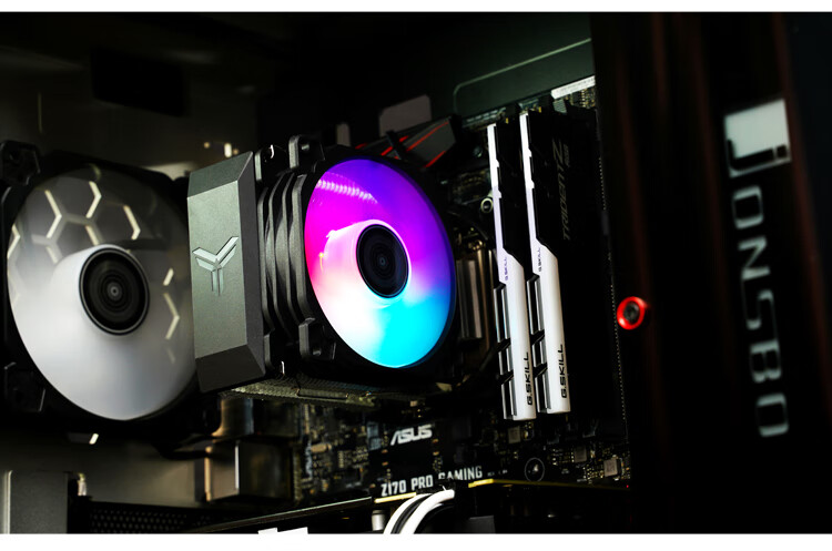 JONSBO CR-1200E Tower CPU Cooler (RGB Lighting Effects, 2 Heat Pipes, 9cm Fan, Multi-Platform Support, Thermal Paste Included) 17