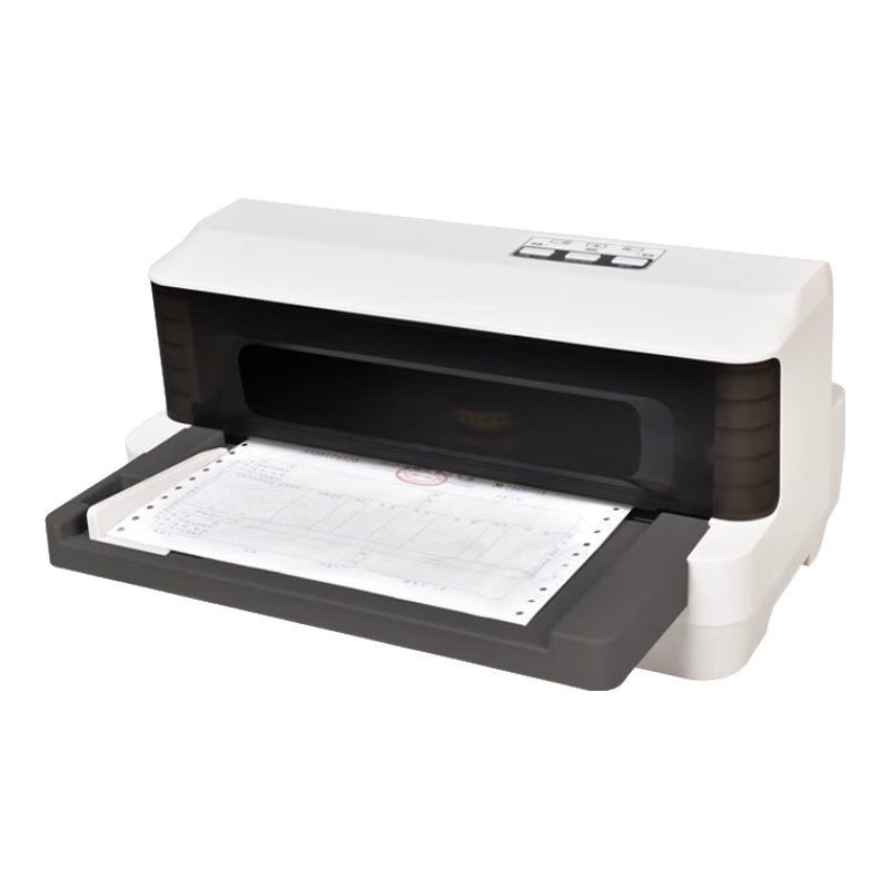 Grozziie TD630 Bluetooth Multifunctional New Pin-Type Printer for Outbound Orders, Business Tax Reform Invoice, Tax Control Voucher, Flat-Top Printer