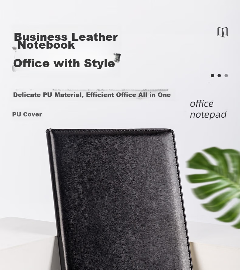 Deli 16K/160 Sheets Notebook Leather Cover, Journal, Planner, Diary, Soft Copy Book, Blue, 7920 1
