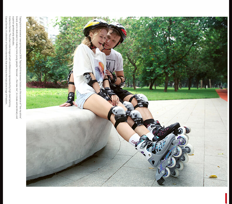 COUGAR Adult Adjustable Inline Skates Silver Purple Size M 9