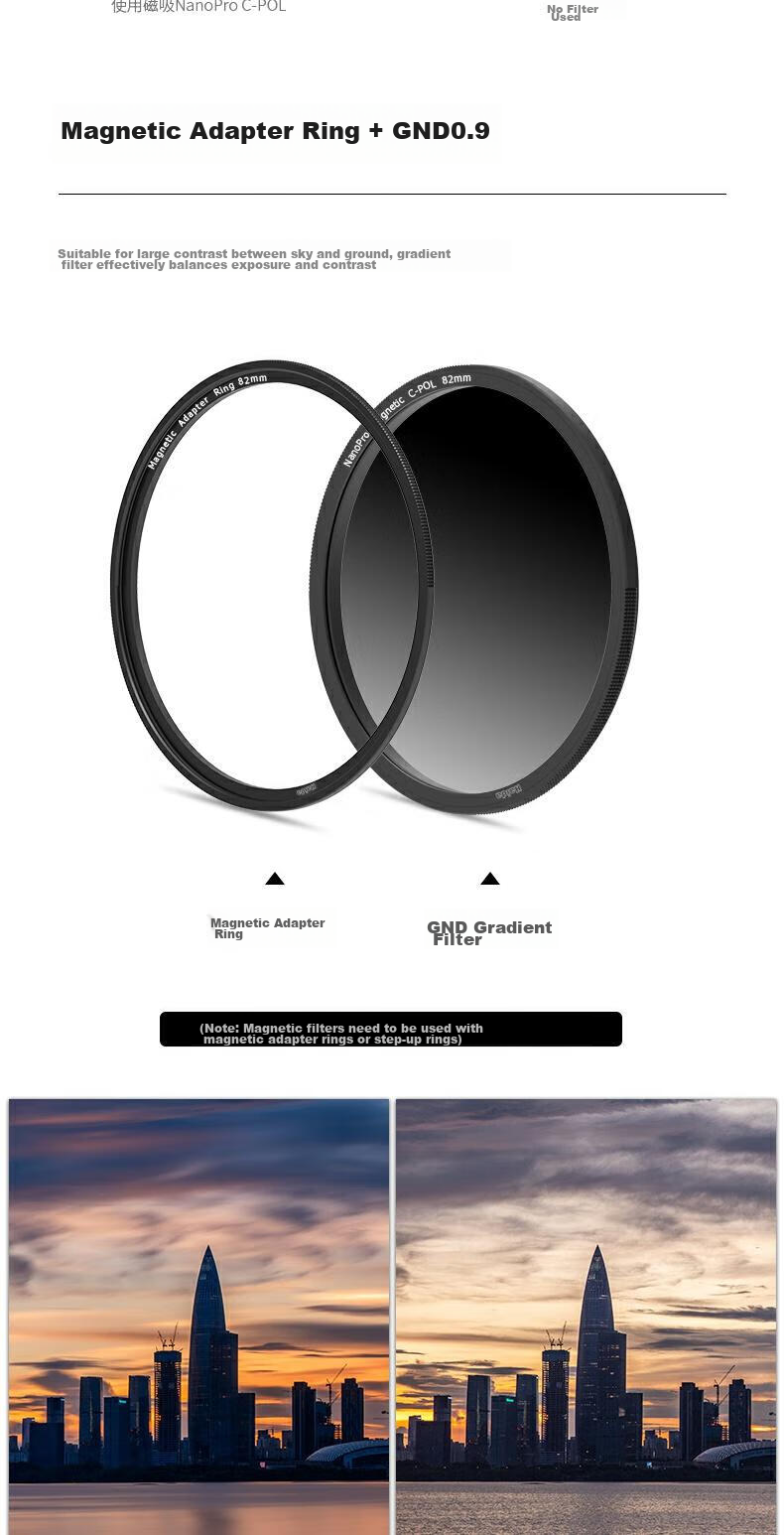 Haida NanoPro Magnetic ND0.9 (8x) Neutral Density Filter, 67mm, 3 Stops, Medium Gray Density Filter, Suitable for Canon, Nikon, Sony, Fuji And Other Camera Lenses 9