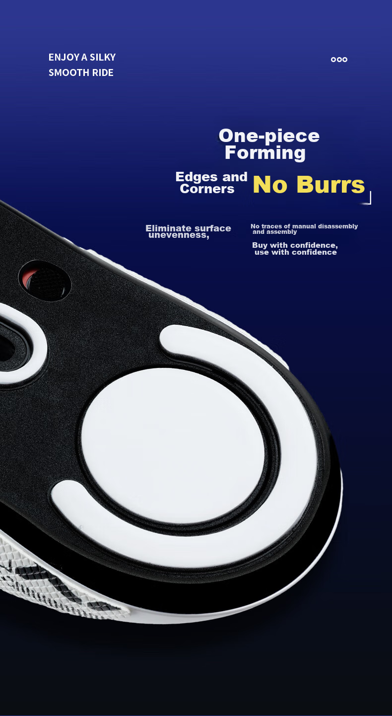 BUBM Logitech Gpw Mouse Pad Sticker, Wireless G304 Sticker, Non-Slip Gaming Mouse Pad, ICE Ice Version Curved Mouse Pad, Smooth And Wear-Resistant, G304 Foot Pad 6