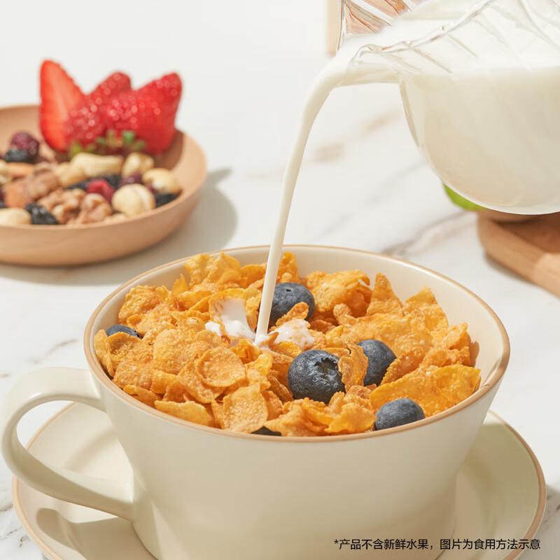 家乐氏进口香甜玉米片300g/盒富含多种维生素儿童即食麦片早餐零食