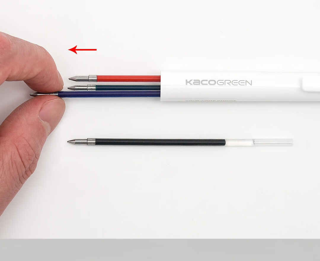 [Back to School Essential] KACO Multi-Functional Gel Pen Refills, Black, 4-Pack * 3 Bags 12