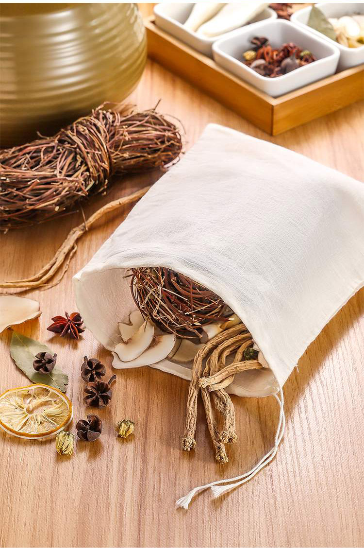 Quanshi Soup Strainer Bags 10*15cm 30 Pack for Stewing Fish, Meat, Filtering, Seasoning, And Decoctio 3