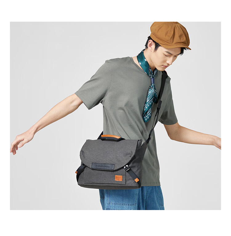 BOSTANTEN Men's Shoulder Crossbody Bag, Trendy Student Backpack, Large Capacity Multifunctional Handbag, Briefcase, Messenger Bag for Me 5