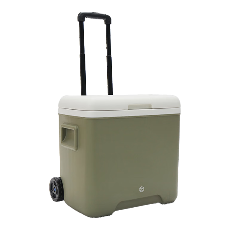 JD Original Car Outdoor Wheeled Cooler Box for Camping, Picnics, Cold Storage, Food Delivery with Wheels And Ice Packs, 30L