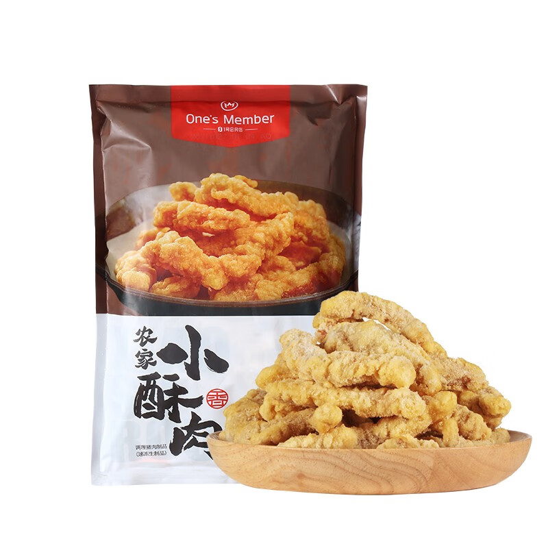 1号会员店（One's Member）农家小酥肉 原味 猪肉空气炸锅油炸火锅食材 1kg