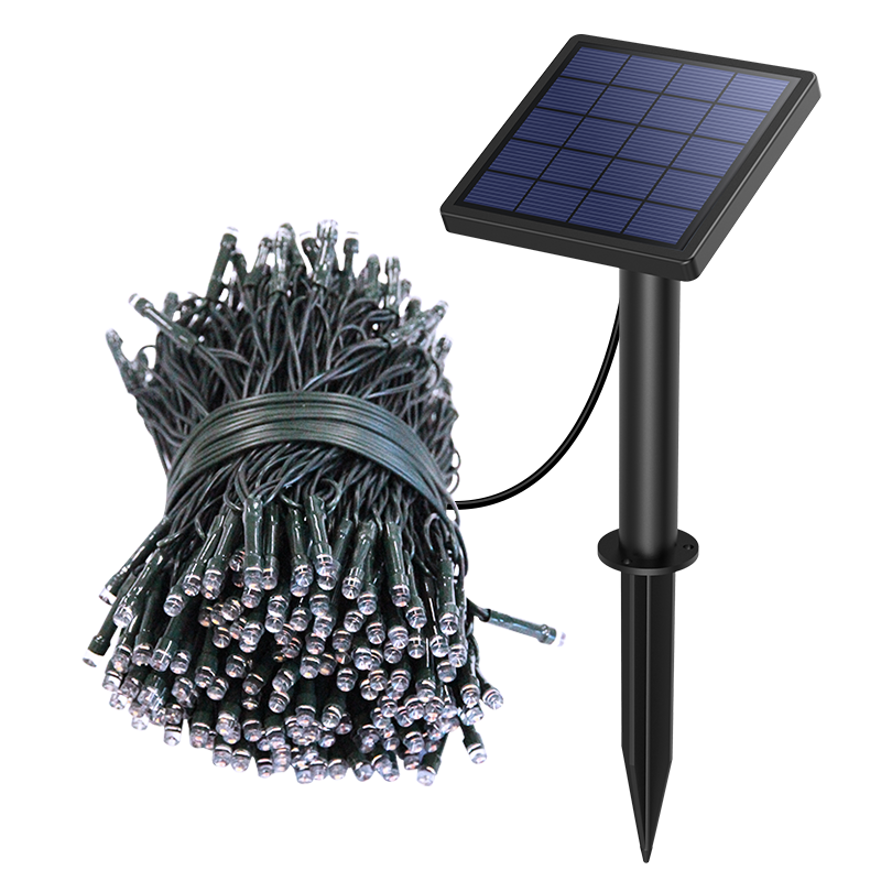 Intelamp Solar String Lights for Outdoor Garden Decoration, Festive Colorful Waterproof Garden Villa Camping Starry Sky String Lights