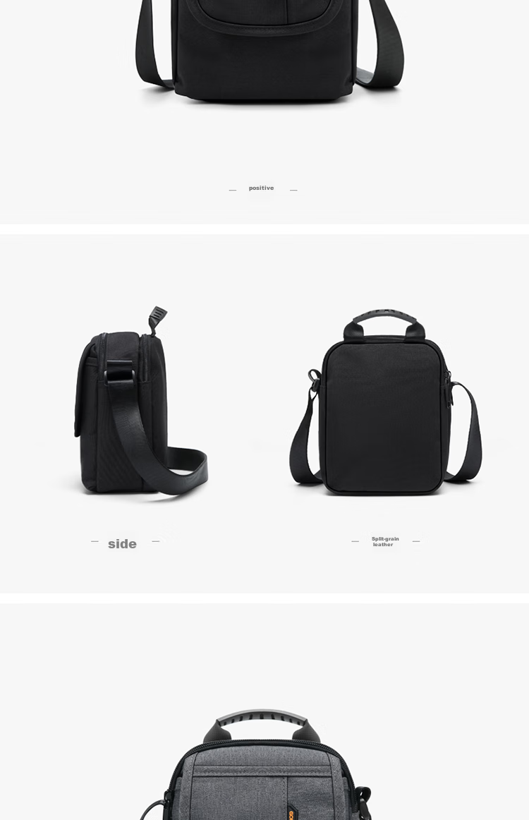 GOLF Shoulder Bag for Men And Women, Casual Crossbody Canvas Bag with Multiple Compartments, Water-Resistant Mini Sports Messenger Bag 17