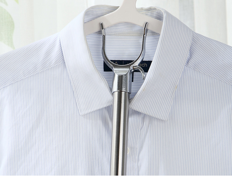 FK Clothes Drying Rack, Stainless Steel Thickened Clothes Fork Retrieval Rod, Extendable Non-Slip Alloy Fork Head 8