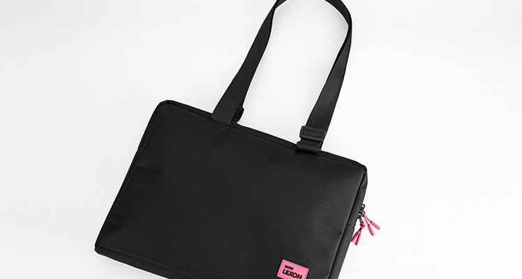 LEXON Shoulder Bag for Women, Laptop Bag with 13.3-Inch Inner Compartment, Fashionable Crossbody Bag, Lightweight Business Briefcase, Black 7