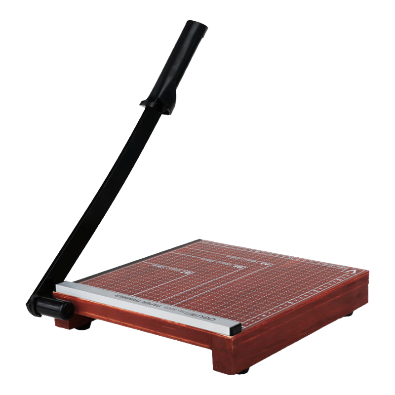 Deli 8005 Wooden Paper Cutter/paper Trimmer/paper Guillotine/paper Shredder, 250mm*250mm