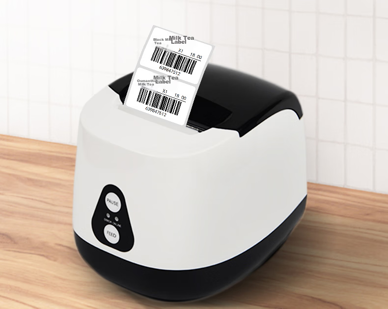 Gprinter GP-2270T Thermal Label Printer, Computer Version, Prints Small Labels And 58mm Receipts, Suitable for Clothing, Bubble Tea Shops, Supermarkets, Retail Etc. Industries 3