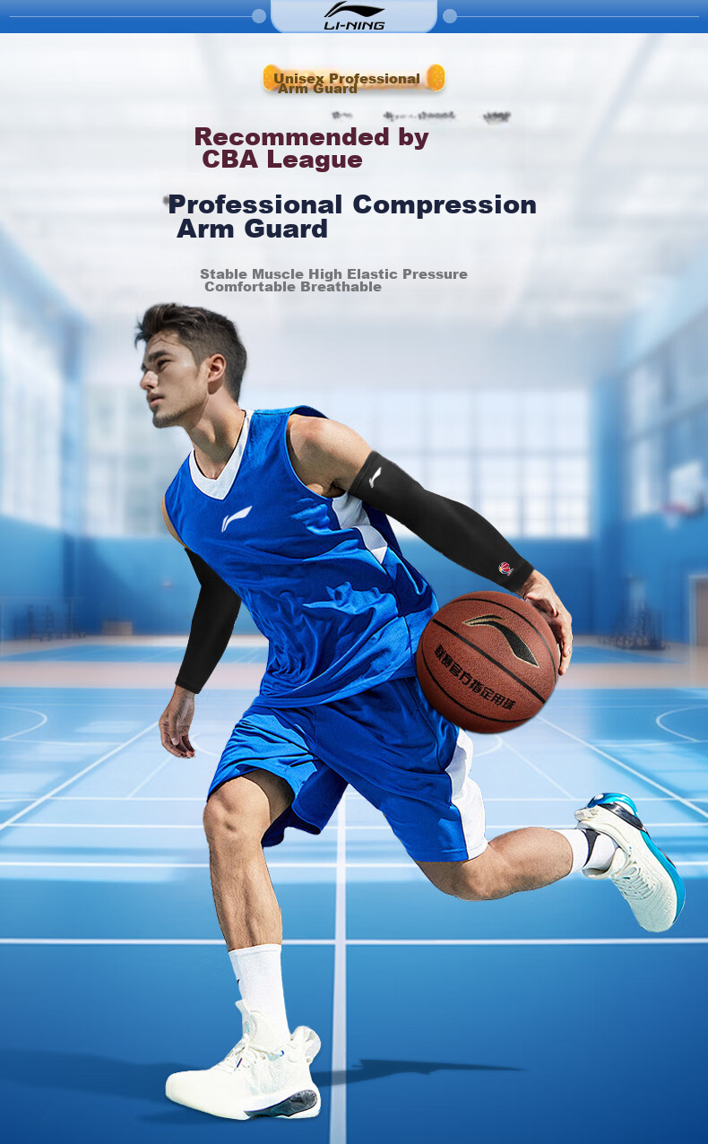 Li-Ning Ice Silk Arm Sleeves for Men And Women, Sun Protection Arm Covers, Summer Anti-Sun Protection Arm Guards, Cooling Sleeves for Driving, Fishing, Cycling 1