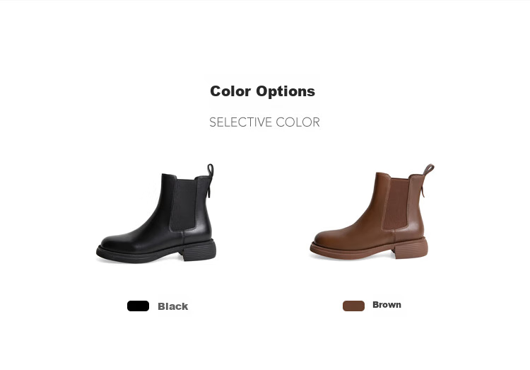 TEENMIX Women's Fleece-Lined Chelsea Ankle Boots Warm Vintage Brown - Fleece Lining [Winter 2025 New Color] Size 36 3
