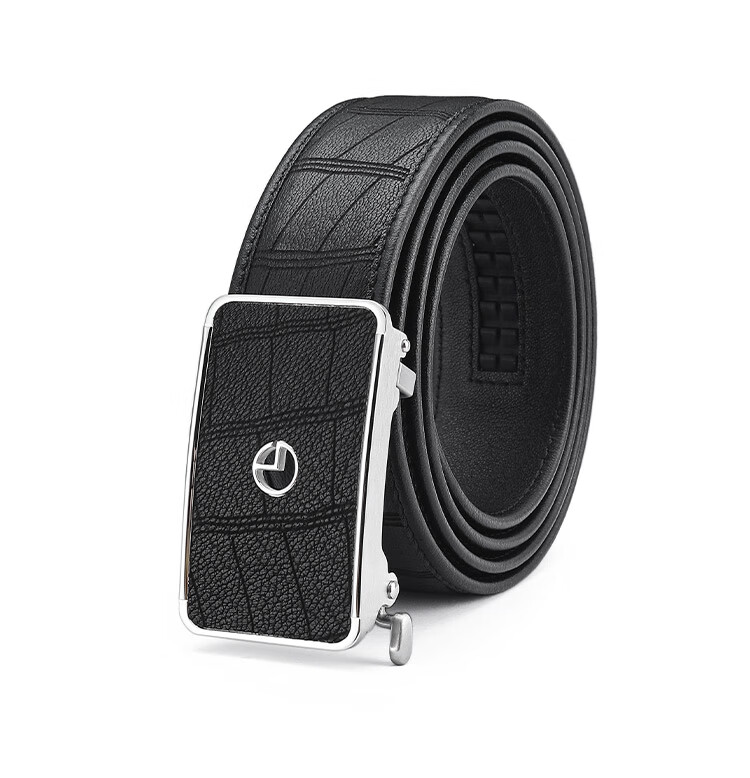 Goldlion Leather Belt with Automatic Buckle, High-Quality Wooden Gift Box, Birthday Present 12