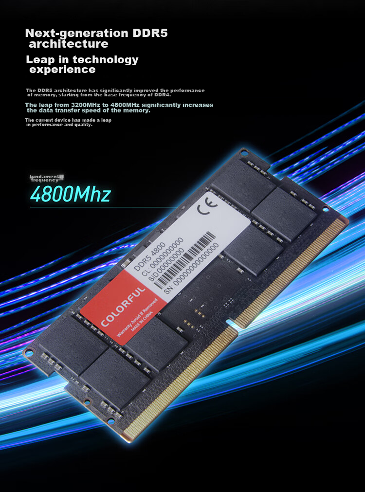 Colorful 8GB DDR5 4800 Laptop Memory Module 3