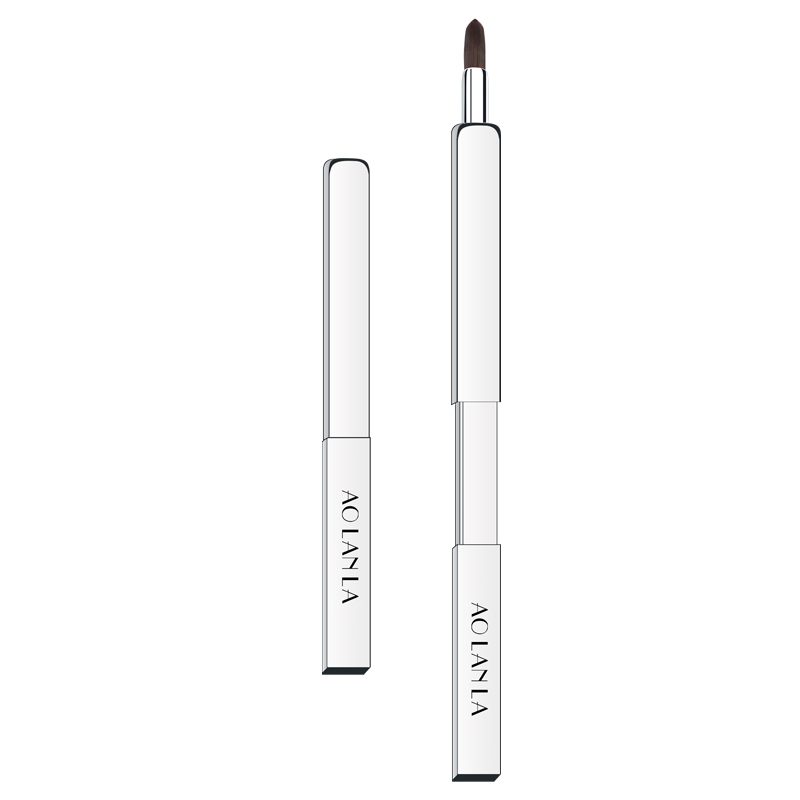AOLANLA Extendable Lip Brush, Portable Lipstick And Lip Gloss Brush, Lip Line Pencil, Multi-Functional Concealer Makeup Brush, Single Piece