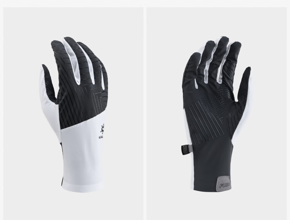 KAILAS Women's Running Gloves KM2458201, Flame Red/moon Rock Gray, Size S 10