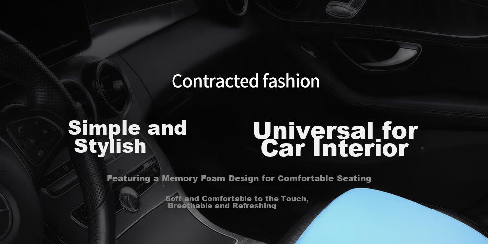 GREAT LIFE Ergonomic Memory Foam Seat Cushion for Office, Hemorrhoids, Car, Chair, Long Sitting, Students' Buttocks Pad 20