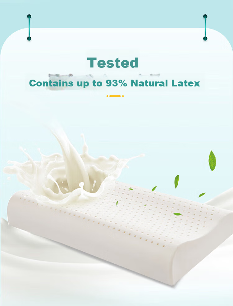 AiSleep Dream Latex Children's Pillow, Imported from Thailand, Breathable, Sweat-Wicking, Anti-Mite, Antibacterial, Baby Pillow, Student Pillow 7