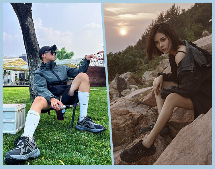 CAMEL [Panlong] Summer Outdoor Hiking Shoes for Men And Women, Trail Running Shoes, Non-Slip Trekking Shoes FB22236784T 2