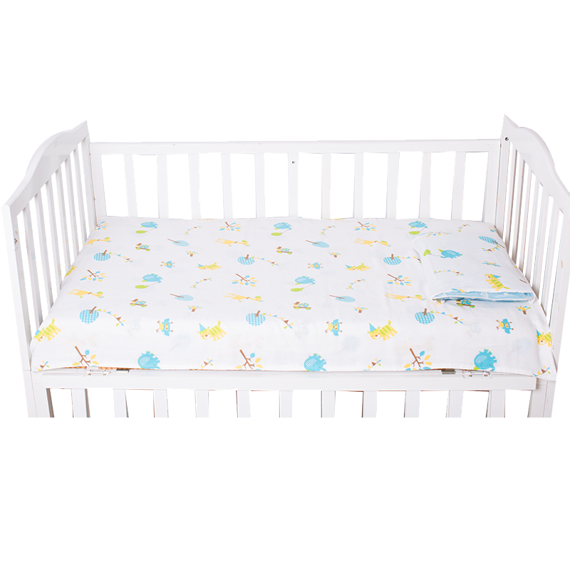 Xiqinbao Baby Crib Sheet, Kindergarten Bed Sheet, Newborn Bed Sheet, Infant Bed Sheet, 136*75cm, Blue Little Horse