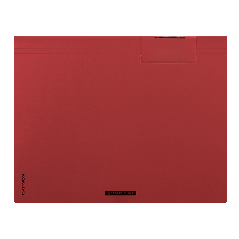 KOKUYO A4 File Folder, Yimi Xinpian Student Office Report Document Organizer, Red with 40 Inner Pages, 1 Piece, WSG-CBSN40R