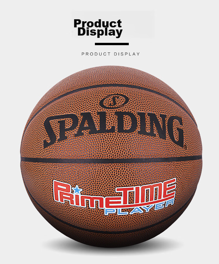 SPALDING Basketball, Indoor And Outdoor Use, Dust-Resistant PU Material, Moisture-Absorbing, Wear-Resistant, Non-Slip Surface, Size 7 Standard Basketball, 77-995Y 4