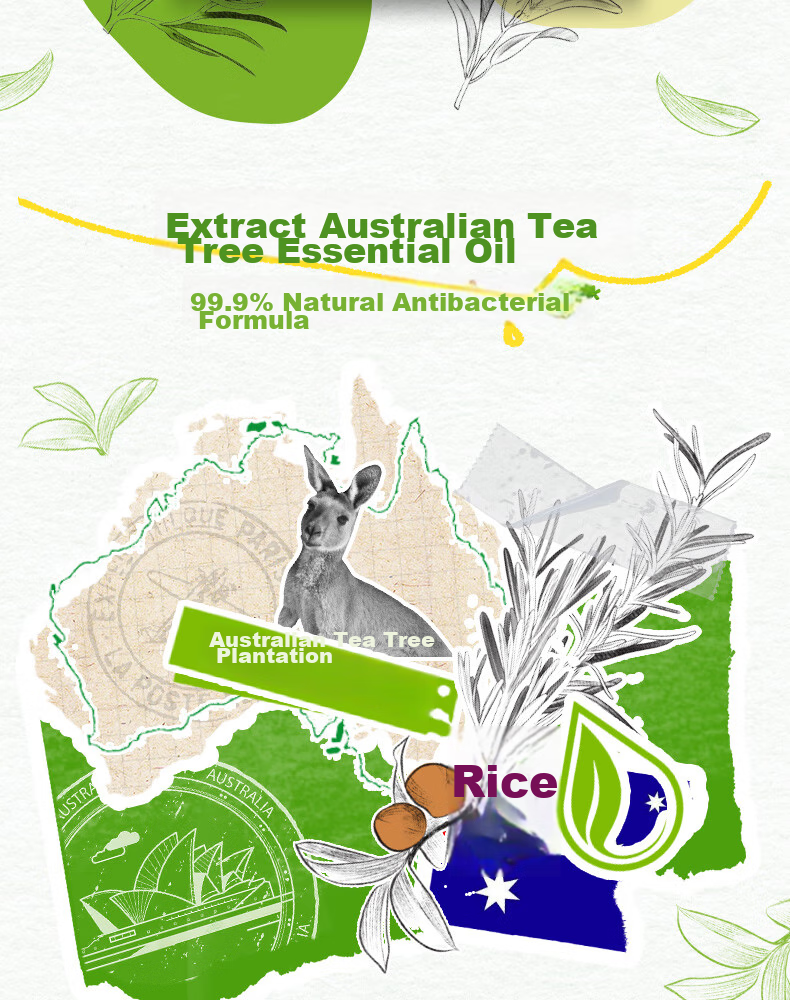 ABC Australian Tea Tree Extract Ultra-Thin Breathable Overnight Sanitary Napkins, Sold by JD, Menstrual Pads, 280mm*8 Pieces 2