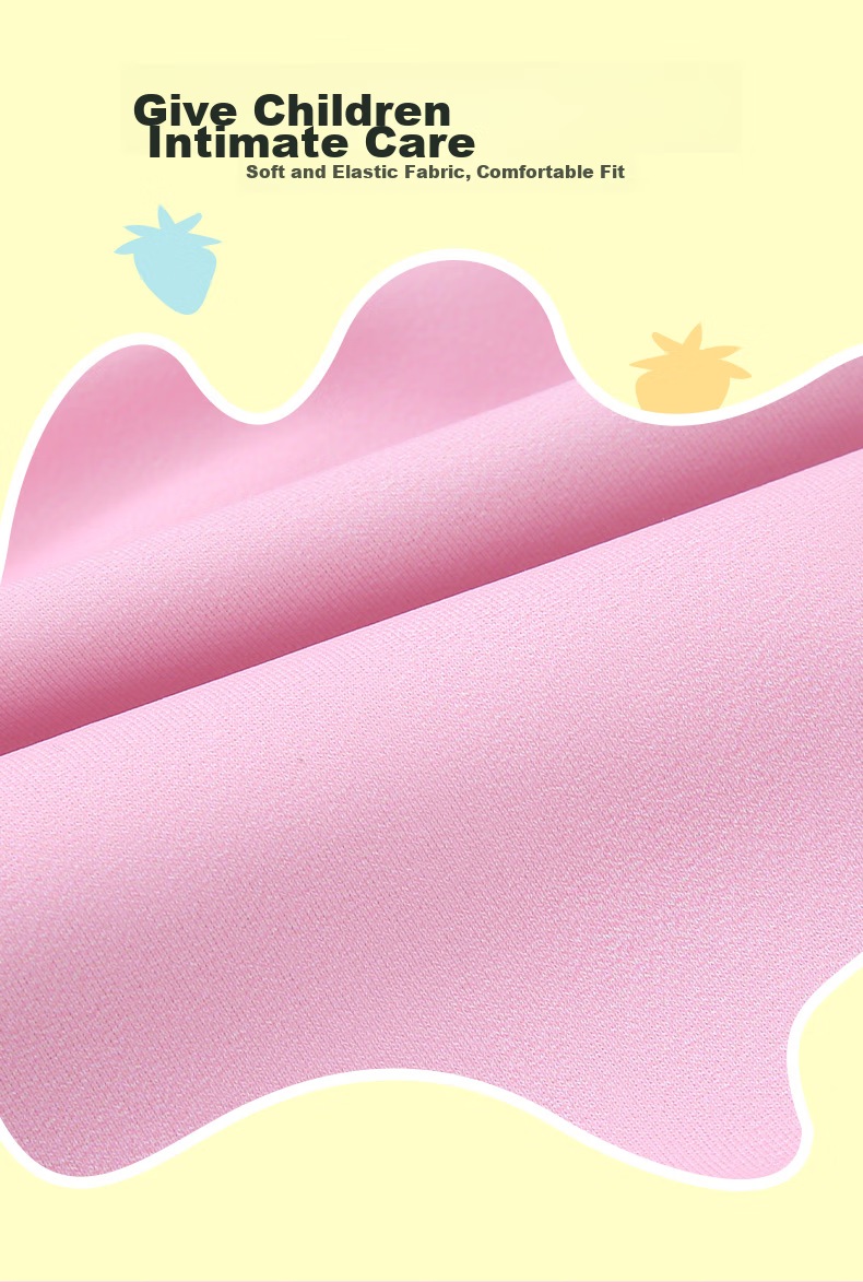 PEAK Children's Swimsuit for Girls, Summer One-Piece Princess Dress Style Sun Protection Swimwear for Older Girls, Hot Spring Bathing Suit, Y Pink, Size 160 3