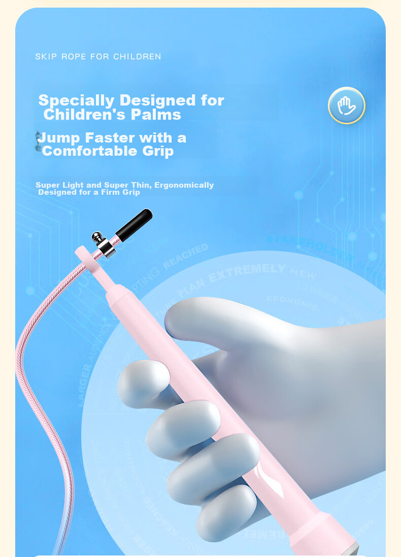 Li-Ning Steel Wire Jump Rope for Speed Competition, Middle School Entrance Exam, Primary And Secondary School Students, Children's Professional Speed Competition, Ultra-Light Rope 8