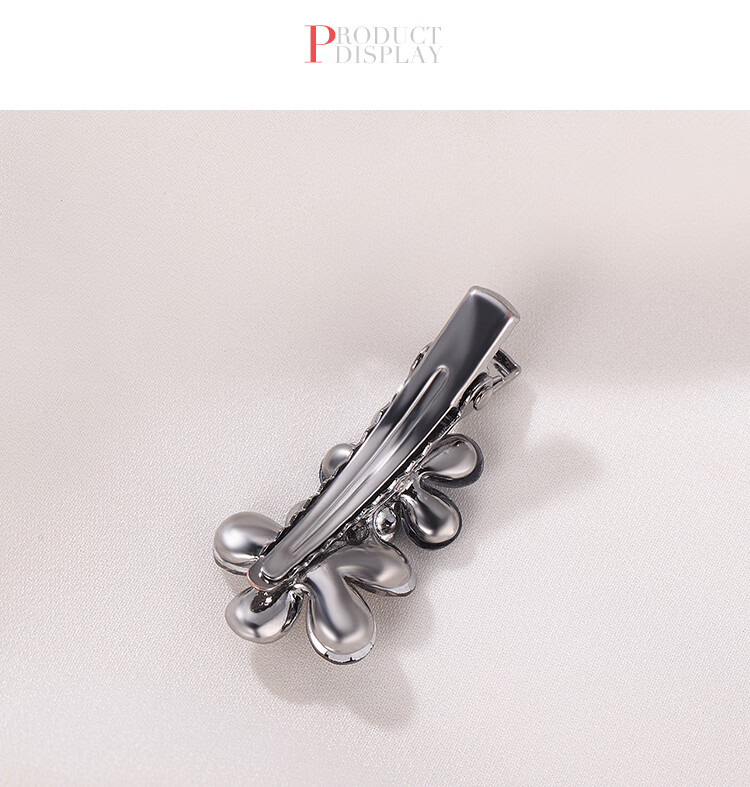 CHIMERA Leaf-Shaped Hair Clip, Duck-Bill Clip, Korean-Style Barrette, Bangs Clip, Hair Accessory, Women's Birthday Gift 12