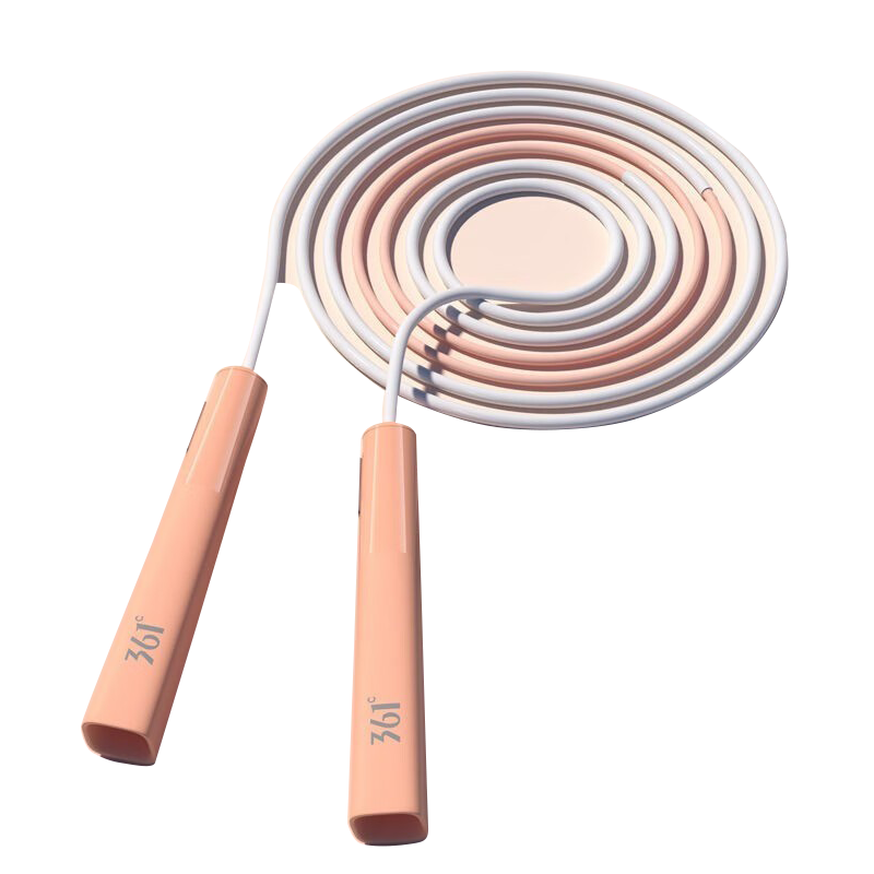 361° Children's Jump Rope for Primary And Secondary School Students, Recommended for Exams, Segmented Design without Counter, Traditional Rope Jumping Rope, Orange