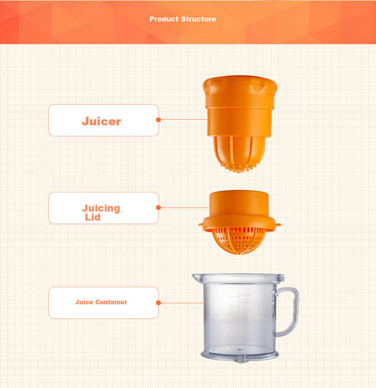 Matyz Baby Manual Juicer Simple Original Juice Maker MZ-0938 Orange Baby Food Supplement Fruit Juice 5