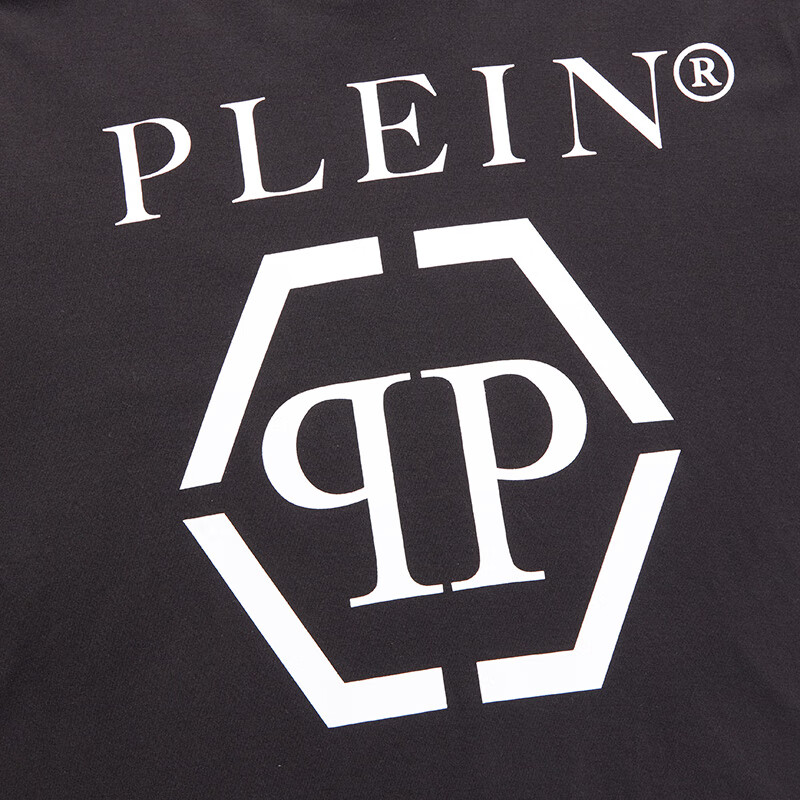 菲利普普兰(philipp plein)21春夏 奢侈品男装 男士logo图案圆领t恤