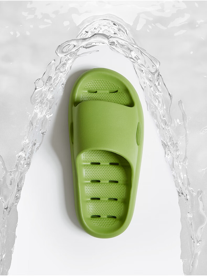 GUOLUOFEI Bathroom Water-Draining Slippers for Men And Women, Summer Hollow Thick-Soled Squishy Feeling Sandals for Women, 2188 Coffee Color, Size 40-41 9