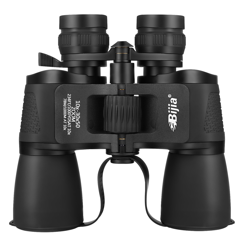 BIJIA Binoculars with Zoom Function, 10-30x50 Magnification, for Concert Viewing, High Definition, Low Light Night Vision, Handheld Portable Telescope