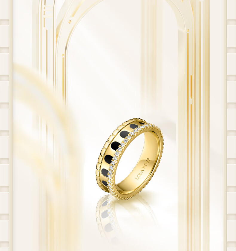 LOLA ROSE Arch Gate Series Rings for Women, Couples Birthday Gift for Girlfriend, Wife, Or Best Friend 4