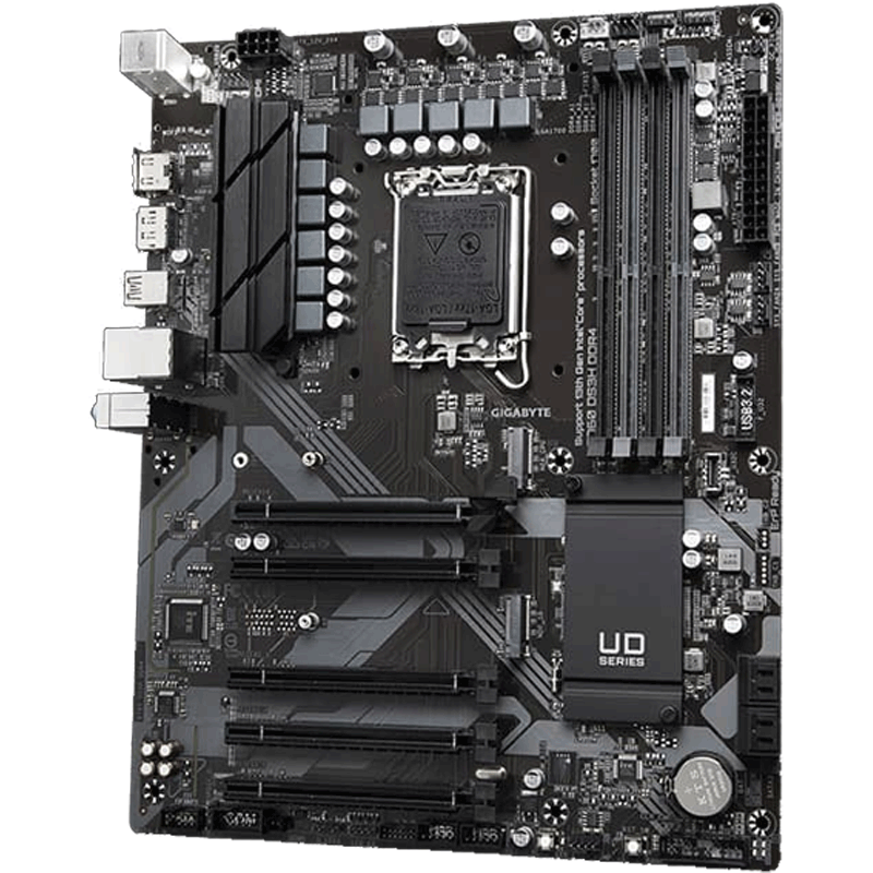 GIGABYTE Ultra-Durable B760 DS3H DDR4 Motherboard Supports CPU 13900, 13700K, 13700F, Intel B760 LGA 1700